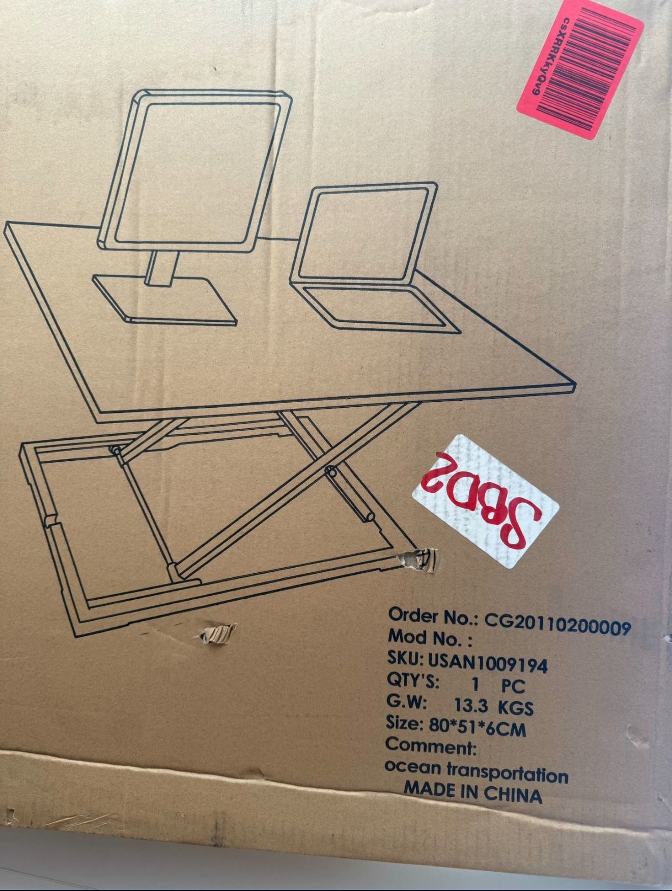 Standing Computer Desks (2) - BOTH for $50