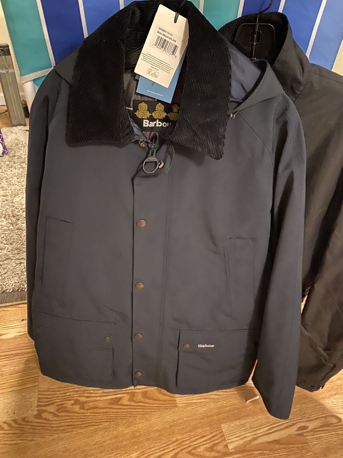 Barbour Ashby Tailored Waxed Cotton Jacket Rrp 395$