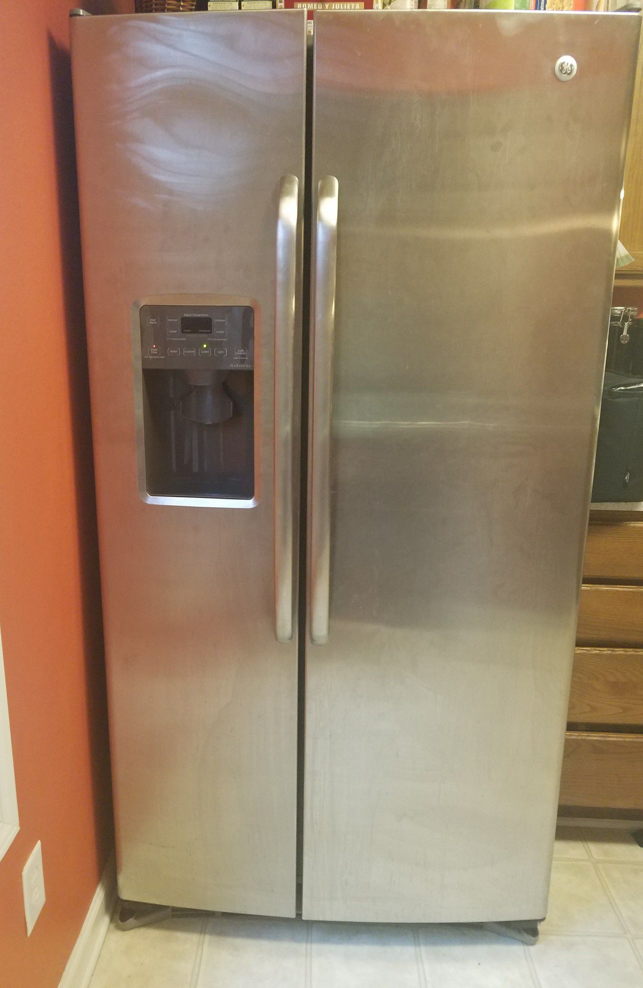 Working refrigerator Stainless Steel