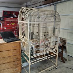 Is large bird cage