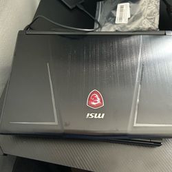 MSI gaming laptop