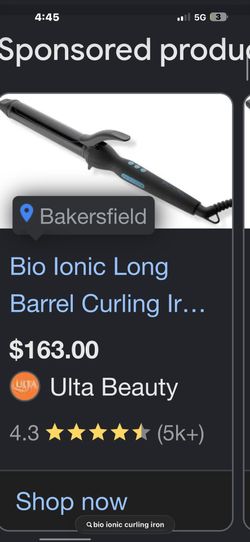 Bio ionic curling iron