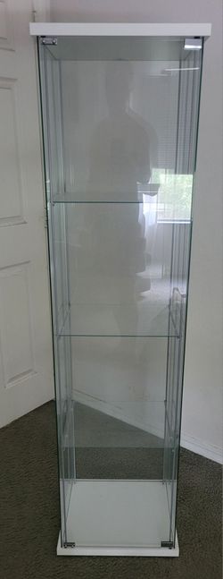 IKEA DETOLF Glass - Door Cabinet White