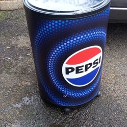 Pepsi Rolling Cooler Brand New Used Once With Drainage Falve