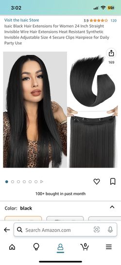 Black Wire Hair Extensions