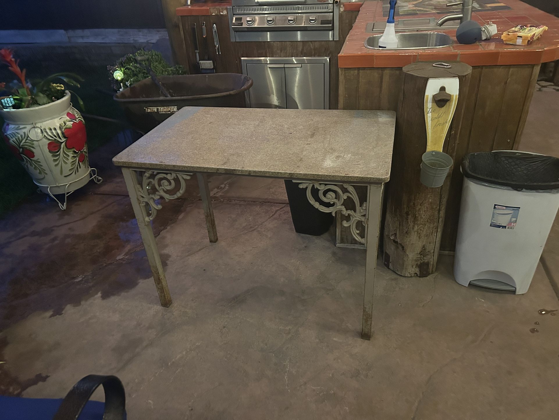 Multi Use Granite RODIRON Table