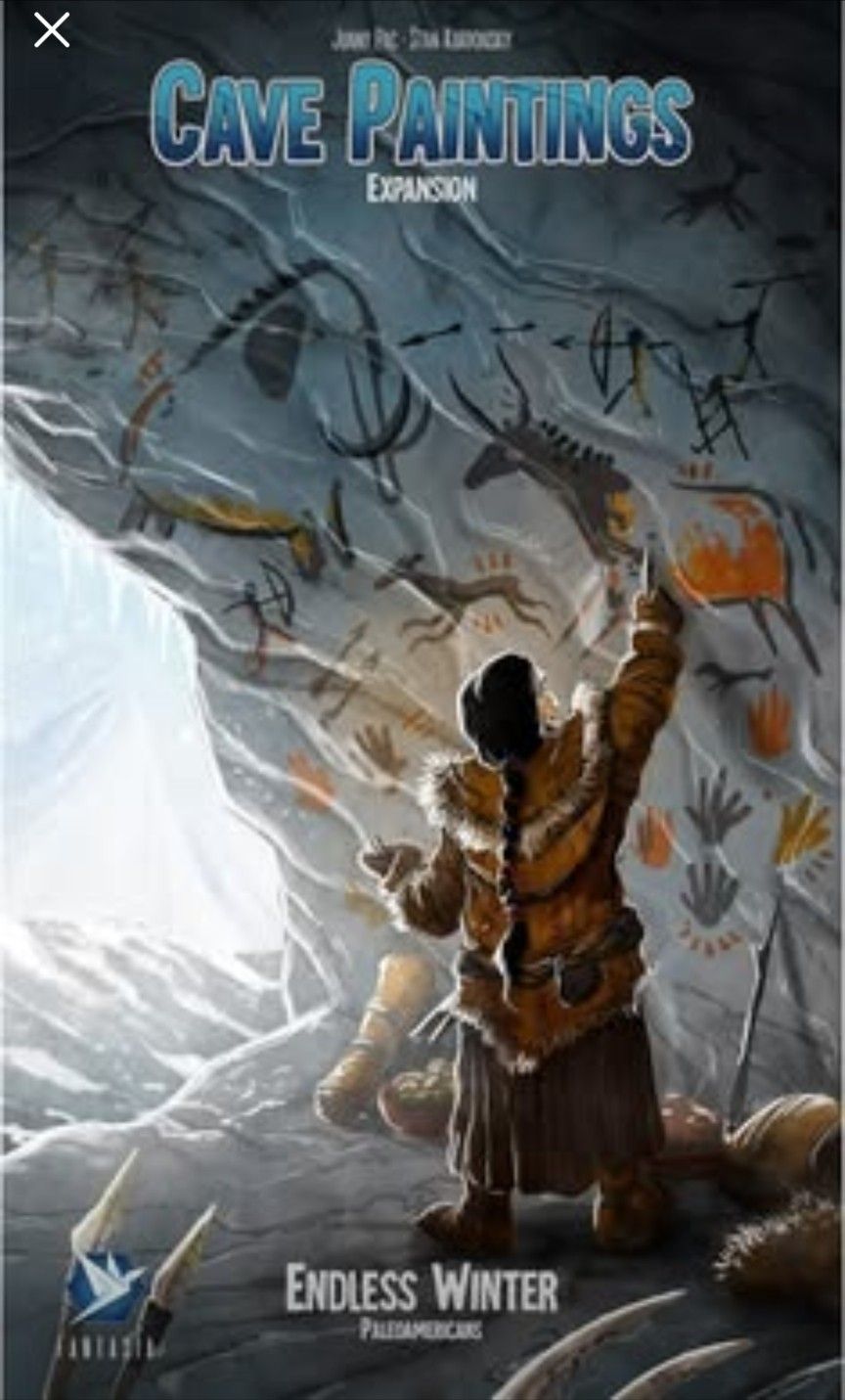 Endless Winter Paleoamericans Cave Paintings Board Game Expansion NEW