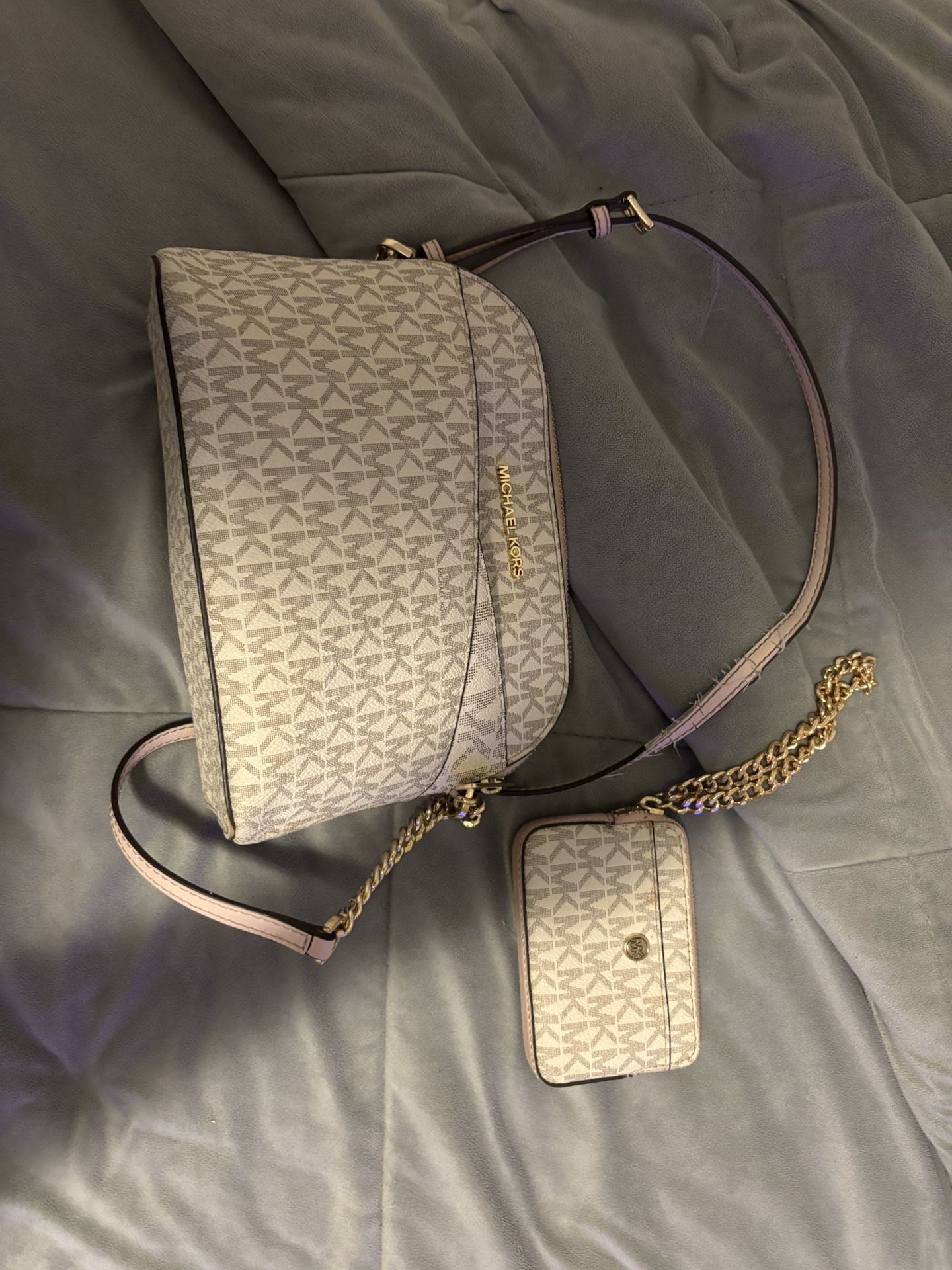 Michael Kors Crossbody Purse With Matching Wallet