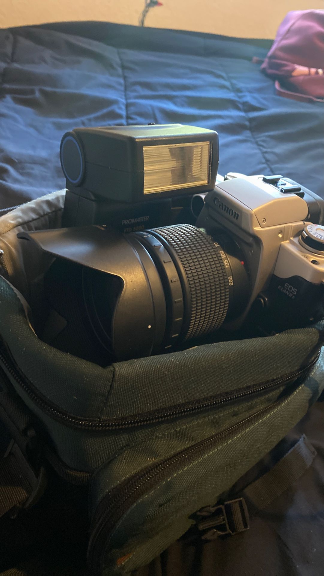 Vintage canon Elan II e. Camera