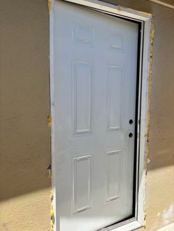 iron exterior door