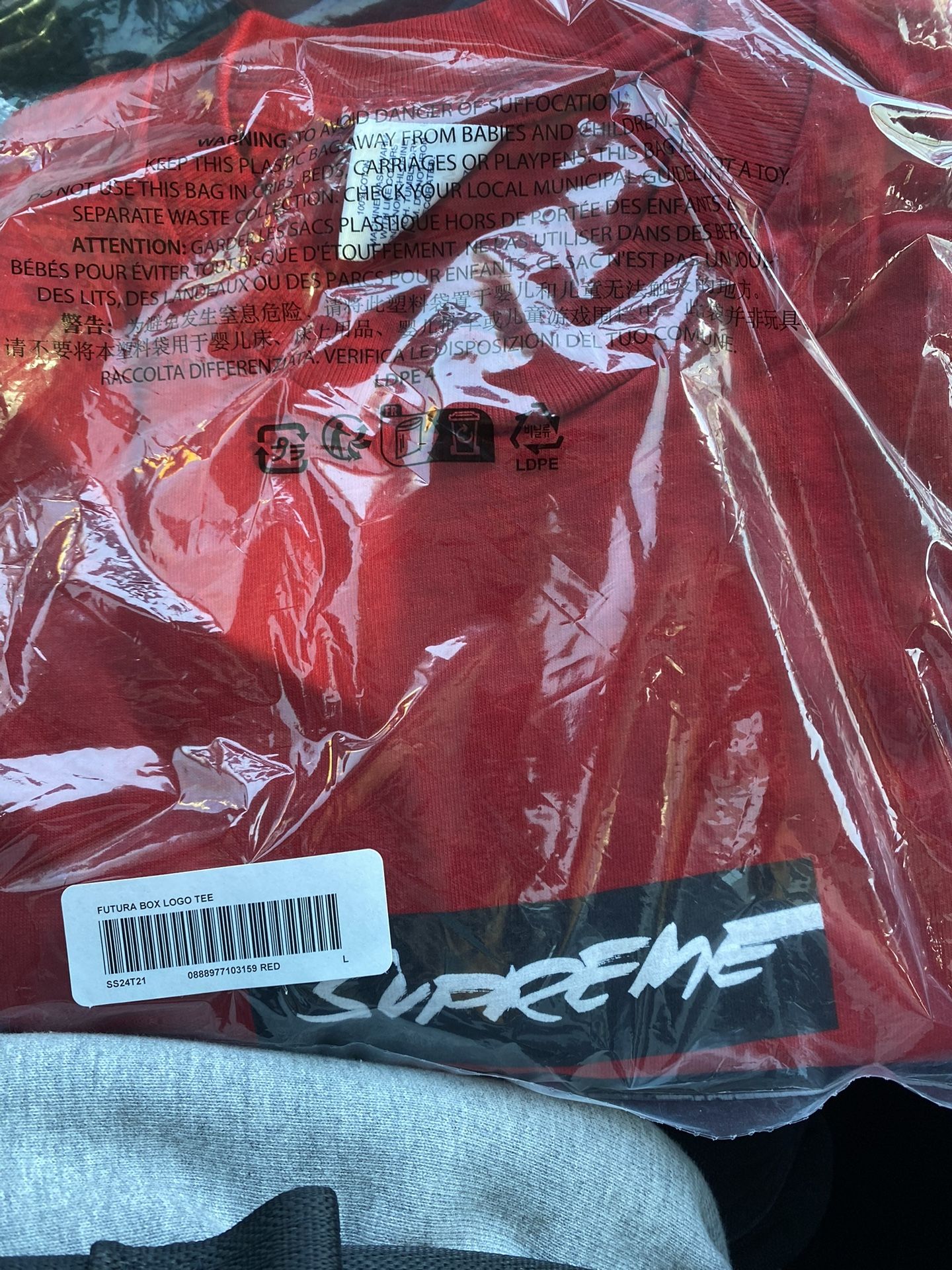 Supreme Large futra Bogo Red
