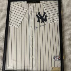 NY Yankees Joe Torre Autographed Framed Jersey Steiner Sports  COA