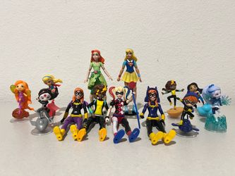 DC Comics 6 Super Heroes Girls & 7 Mini DC Super Girls