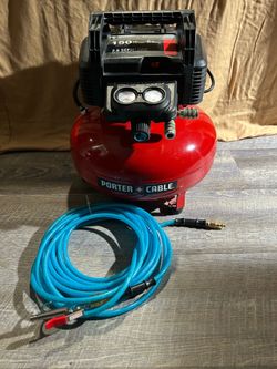 Porter cable 150 psi 6 gallon air compressor