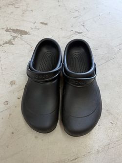Men’s Crocs Bistro Black Work Clogs – Size 14