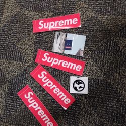 Supreme Stickers Brand New Never Used