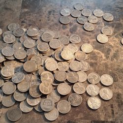 1943 Steel Penny Lot – 181 Total WWII Coins – Sorted by Mint Marks – $1 Each – $181 Lot

