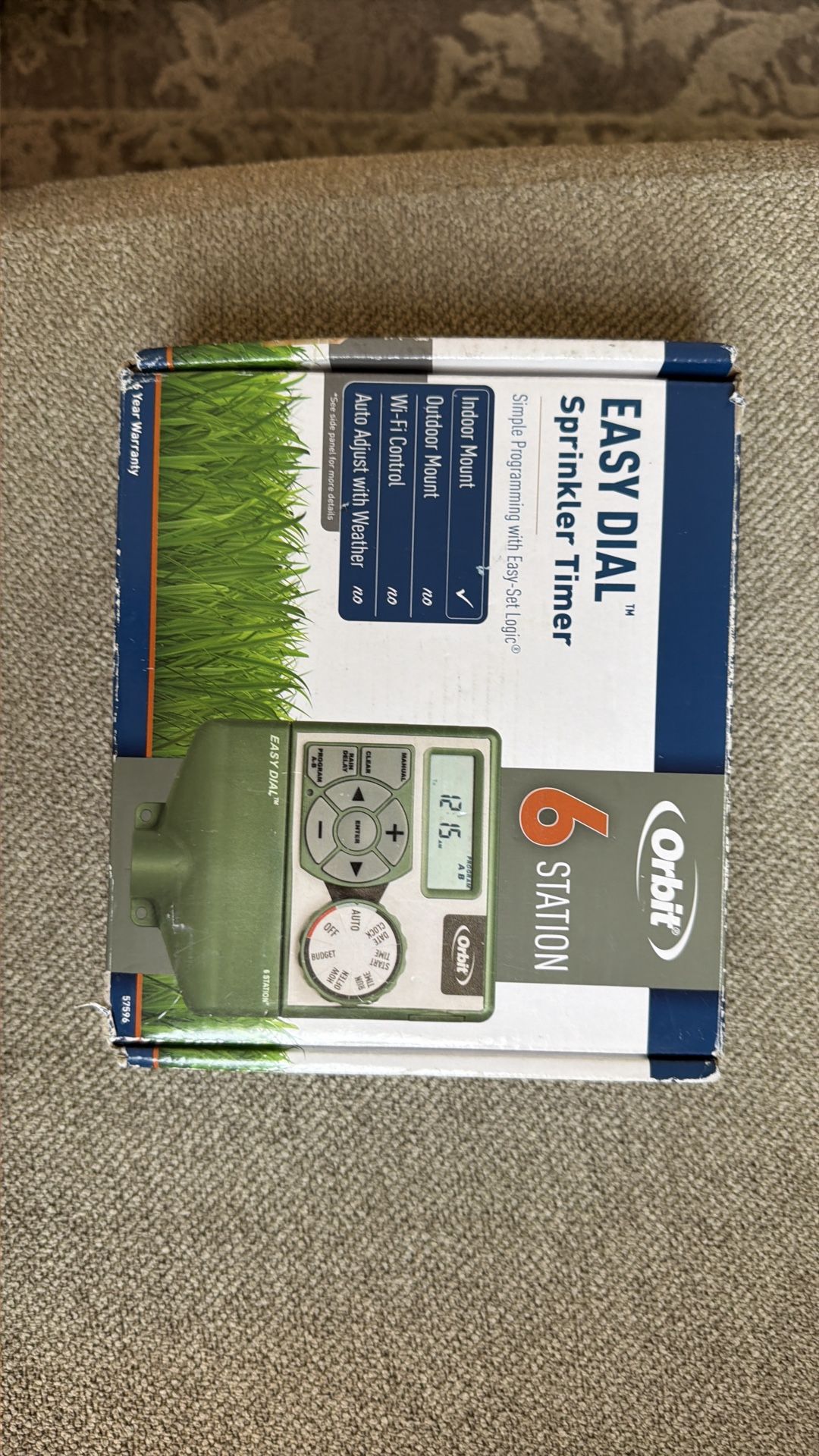 Easy dial sprinkler timer