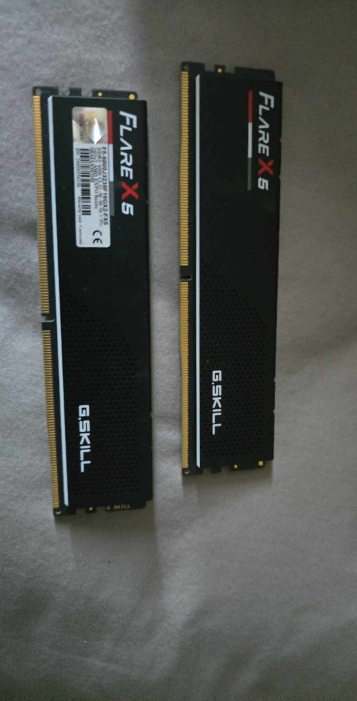 G.SKILL Flare X5 Series (AMD Expo & Intel XMP 3.0) DDR5 RAM 32GB (2x16GB) 6000MT/s CL36-36-36-96 1.35V Desktop Computer Memory UDIMM - Matte Black (F5
