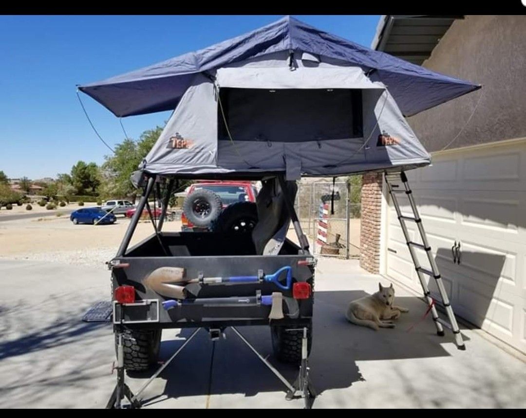 Custom offroad tent trailer