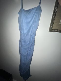 Blue/dark Blue windsor dress