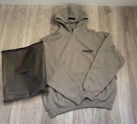Grey essential hoodie