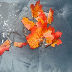 Autumn Maple Leaf Fairy String Lights