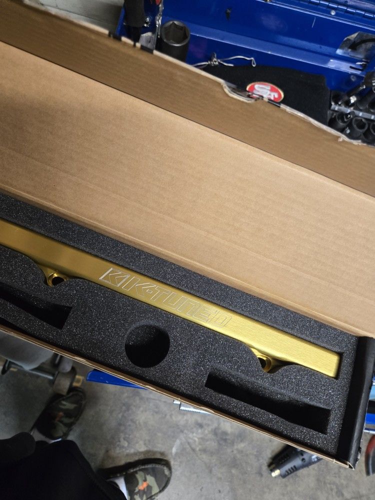 Honda Civic Si Coupe 06 11 Gold Ktuned Fuel Rail Kit Only Parts