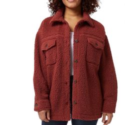 32 Degrees Ladie’s ’super Soft Cozy Shirt Over Jacket Medium Large 