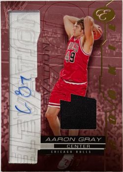 2009-10 Bowman Elevation Autograph Rookie #RW-AG Aaron Gray Signature /7