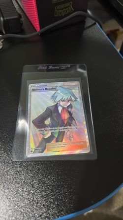 Pokémon Steven's Resolve Holo Trainer Card