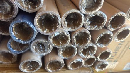 26 Rolls Wrapping / Kraft Paper – Beige, Light Beige & Blue #4023K G1