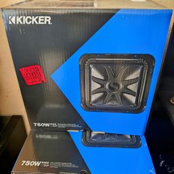 Kickers 12s.   L7s  Solo Baric Subwoofers. Brand New In Box!!!
