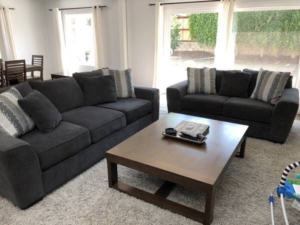 Living Spaces Parker Sofa set