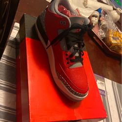 Jordan 3 Red Fire
