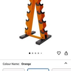 CAP Barbell A-Frame Dumbbell Rack (Orange)