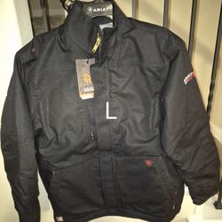 ARIAT FRC BLACK INSULATED ZIP UP JACKET 