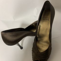 Stuart Weitzman satin Peep Toes Shoes! Size 7