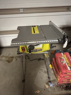 15 Amp 10 in. Compact Portable Corded Jobsite Table Saw with Folding Stand