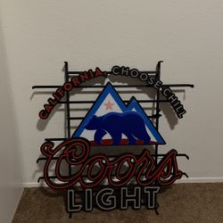Coors Light LED Beer Sign
