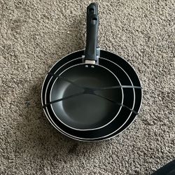 3-Piece Non Stick Pans