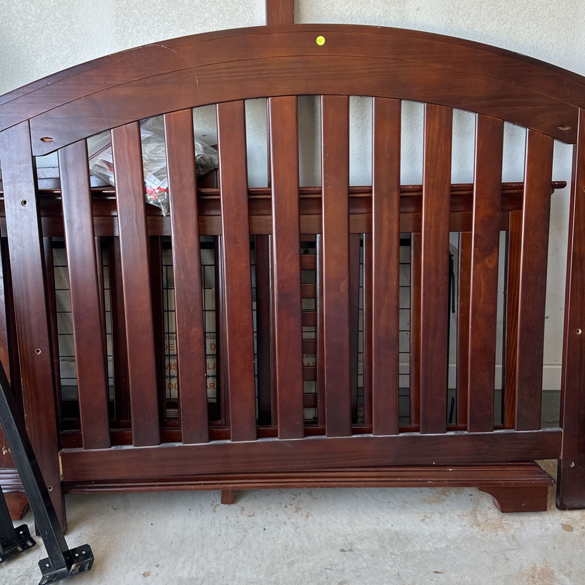 Full Size Bed Convertible Toddler Bed