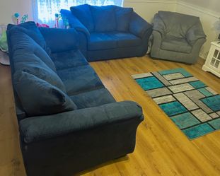 Couch, Loveseat, and Oversized Chair