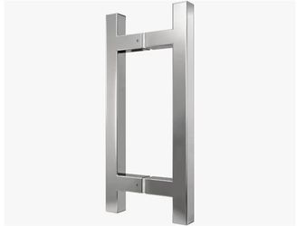 8” Back-to-Back Ladder Shape Pull Shower Door Handle for Frameless Shower Doors