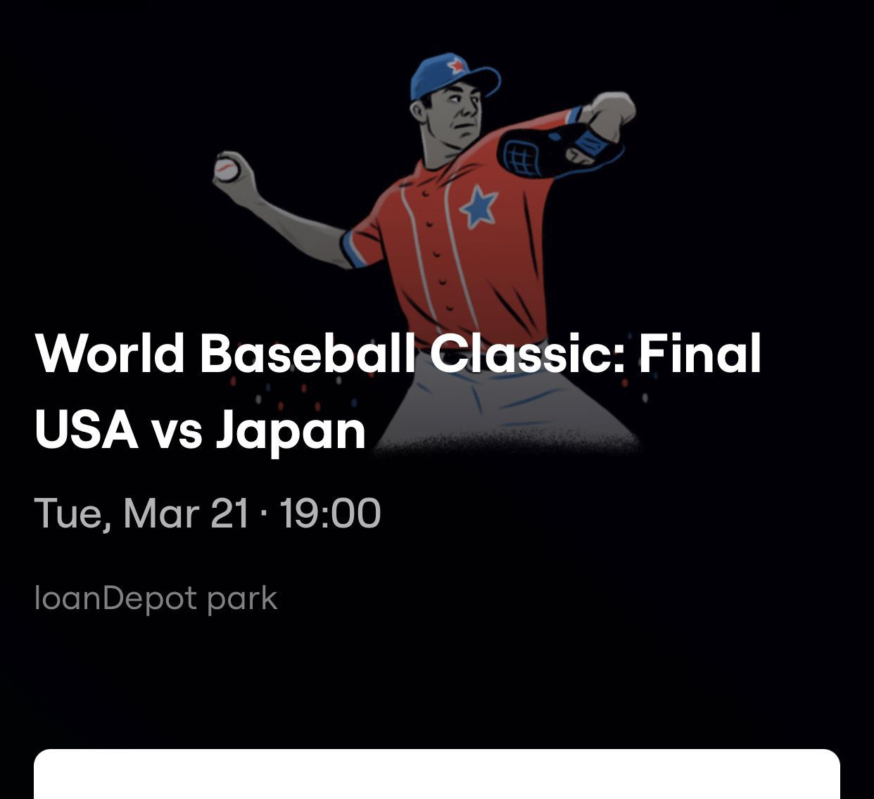 World Baseball Classic Final Game Japan Vs uSA
