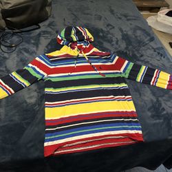 Polo Ralph Lauren Men's Striped Jersey Hooded T-Shirt