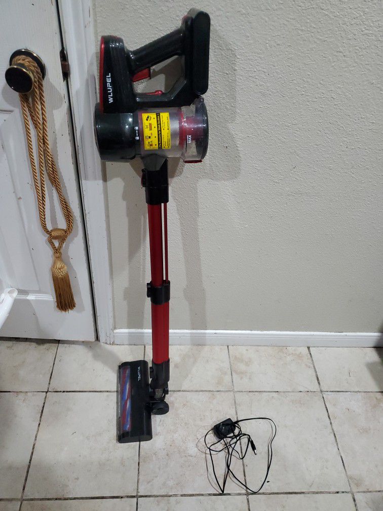WLUPEL CORDLESS STICK VACUUM CLEA ER WITH CHARGER EXTENSION TOD INCLUDED 