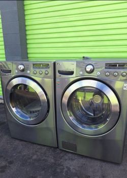 Washer and dryer lg stainless steel