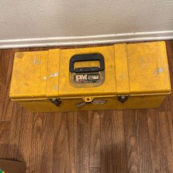 Used Tool Box With Assorted Tools Make An Offer