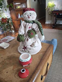 Adjustable Snowman & Candle Tart Burner